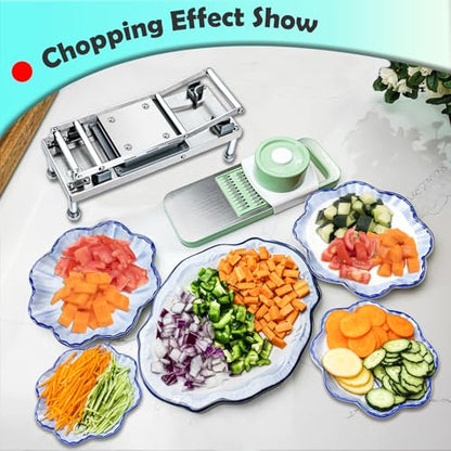Vegetable Chopper Veggie Cutter Onion Food Potato Tomato Dicer With Blade - color: 10 Blade