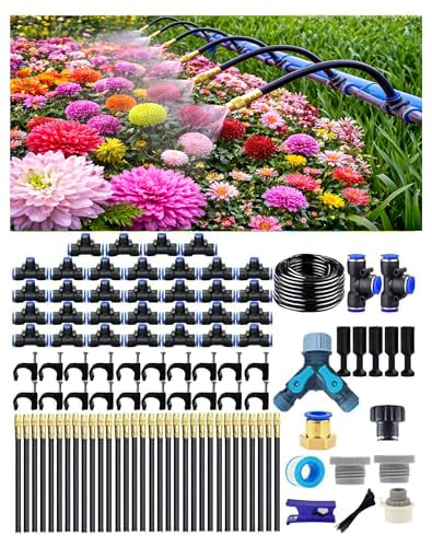 360° Adjustable Drip Irrigation System – Garden Watering Sprinkler System - size: 165 FT