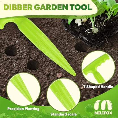Seed Planter Tool, Seed Dibber, Seed Dispenser, Light Green, 2 Pcs - color: Light Green, 2 Pcs