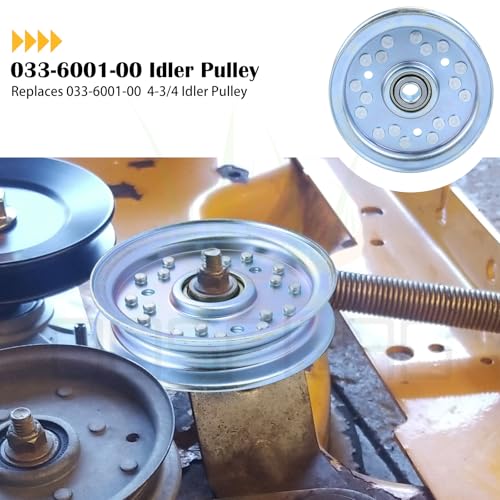 033-6001-00 Idler Pulley for Bad Boy ZT Elite 48" 54" 60" Mowers - size: 1x033-6001-00