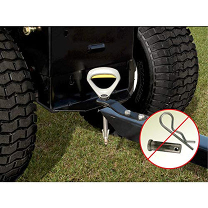 Good Vibrations King Pin™ Quick-Connect Magnetic Lawn Mower Hitch Pin