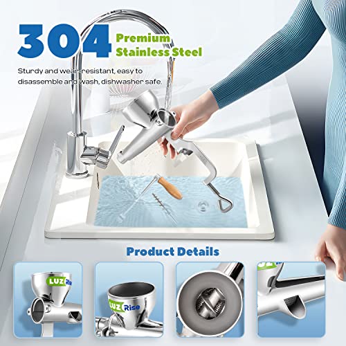 Manual Wheatgrass Juicer & Fruit Press, 304 Stainless Steel
