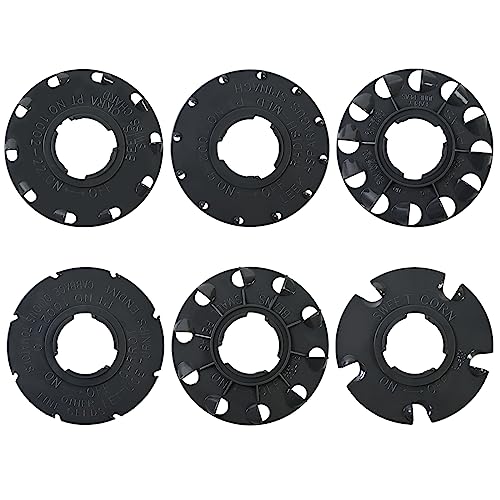 60009 Standard Seed Plate 6 Set Fits Earthway 1001-B Garden Seeder Planter