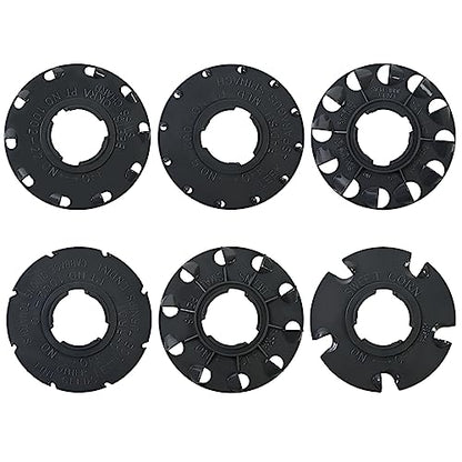 60009 Standard Seed Plate 6 Set Fits Earthway 1001-B Garden Seeder Planter