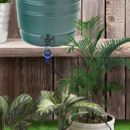 Water Timer Garden Irrigation Controller with 8 Programs for Lawn - style: 1 Outlet Electronic Timer
