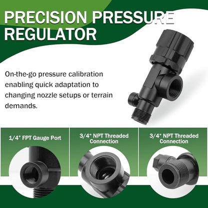 23120-3/4-PP Sprayer Pressure Regulator, 3/4" Inlet for Agra-Fab & FIMCO