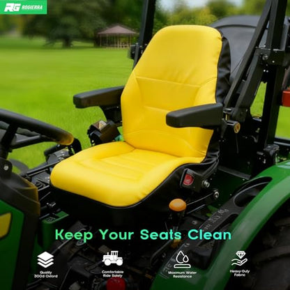 LP68694 Compact Utility Tractors Seat Cover for John Deere 1025R & 2025R Tractor. - size: LP68694
