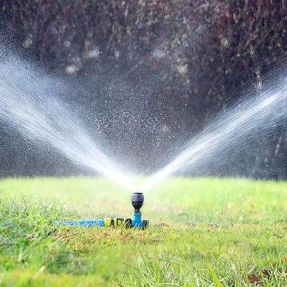 Lawn Sprinkler, Sprinklers for Yard with Metal Spike Base,Gardening Watering System for Small Medium Yard, 2 Pattern - color: Black