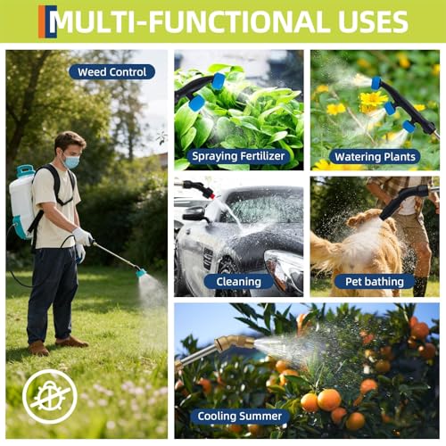Garvee 4 Gallons Battery Powered Backpack Sprayer - size: 4 gal