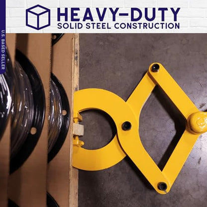 BISupply Pallet Puller Clamp, 6,000 lb pound Pulling Capacity, Pallet Grabber Hook Puller Tool for Forklift Chain