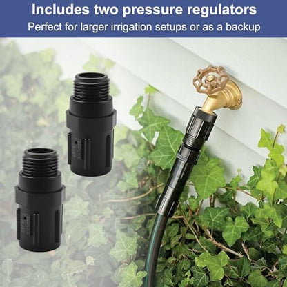 Garden Hose Pressure Regulator 25 PSI for Rain Bird HT07525PSI 2Pcs