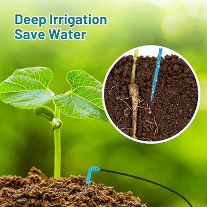 Biling 8W Solar Irrigation System with Battery for Garden - size: 8W