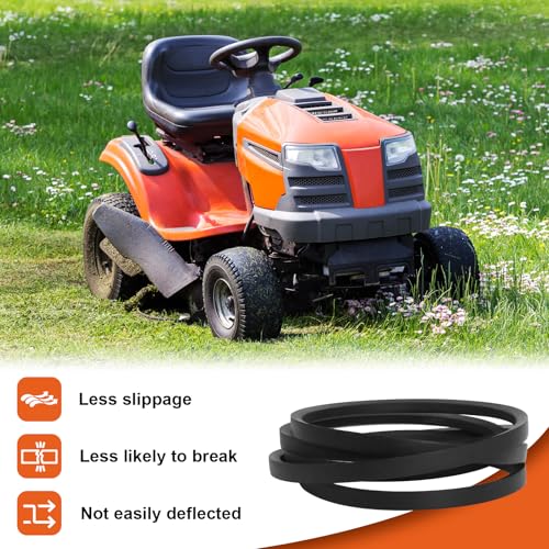 Podoy 405143 Deck Drive Belt 1/2" x 105.5", 46" Mower Deck Belt, 1 Pack