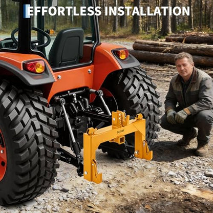 Quick Hitch Cat 1 – 3000 Lbs, 2" Receiver - color: Yellow