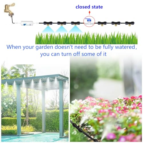 59ft Misters for Outside Patio, Pre-Assembled Chicken Cooling System