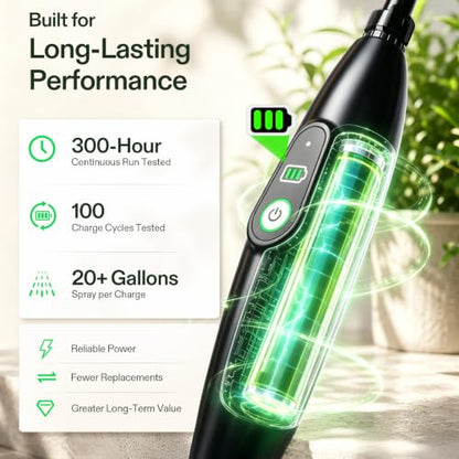 VIVOSUN Battery Powered Sprayer, 2 Gallons, for Lawn and Garden Watering