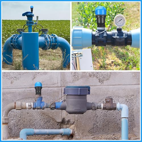 Threlaco 2 Pack 1 Inches Air Release Valve Air and Vacuum Release - size: 1 Inches