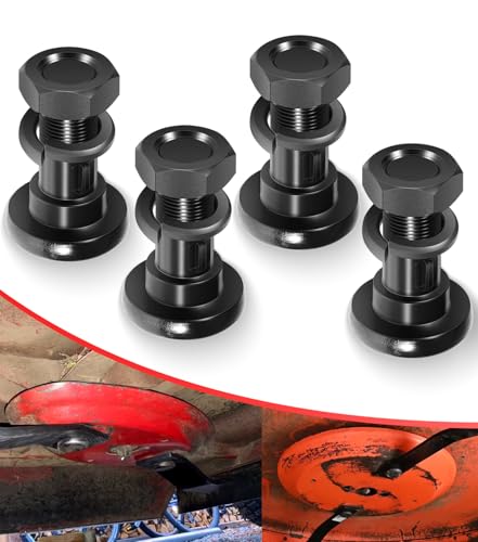 63607 Rotary Cutter Blade Bolt Kit Replacement for Bush Hog Rotary Cutter Blade, 4 Bolts with Nuts & Lock Washers, Replaces 63607, 7919, 252BH, 20322 (4 Packs) - size: 4pcs