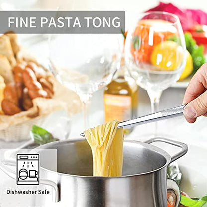 12 Inch Kitchen Tweezers Fine Tweezer Tongs, MSY BIGSUNNY Stainless Steel Food Tweezers Multi-function Precision Serrated Tips Cooking Tongs Kitchen Serving Tong - size: 12" Tweezers