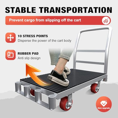 2IN1 Heavy Duty Panel Truck, 42" x 24" Platform Cart