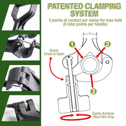 Reach Right Back Saver Weedeater Handle Extension String Trimmer Compatible - size: 1 Pack