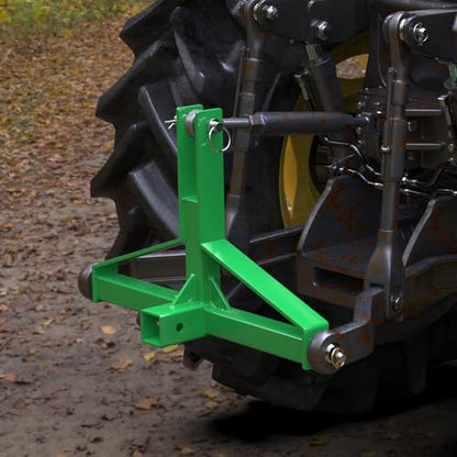Green 3 Point Hitch Receiver Quick Hitch Compatible for Category 1 Tractor