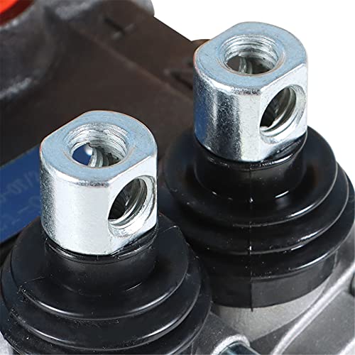 Hydraulic Directional Double Acting Control Monoblock Valve for Tractor Loader w/Joystick, 2 Spool, 11GPM, SAE Ports