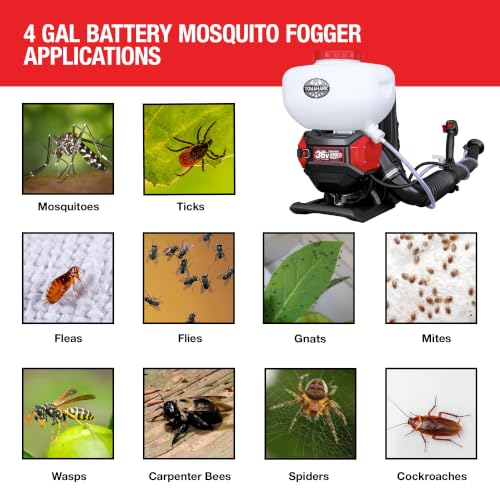 Tomahawk 4 Gal Battery Powered Backpack Mosquito Fogger Sprayer 36V (4 Gal Fogger)