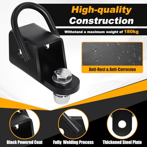 2" ATV UTV Trailer Hitch Receiver Adapter Fit Standard 2 Inch Receiver Tube