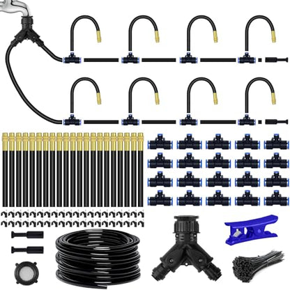 98.4Ft Drip Irrigation Kit System, 360° Bendable Garden Irrigation System - size: 98.4Ft