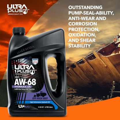 AW ISO 68 Hydraulic Oil 1 Gallon - size: 1 Gallon