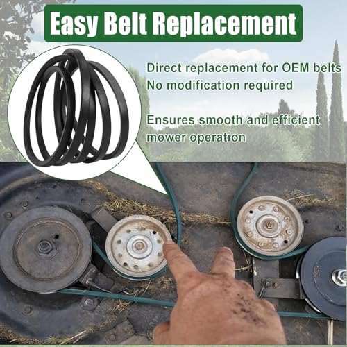42 Inch Mower Deck Belt Replacement 429636 197253 592855001, 1/2" x 101"