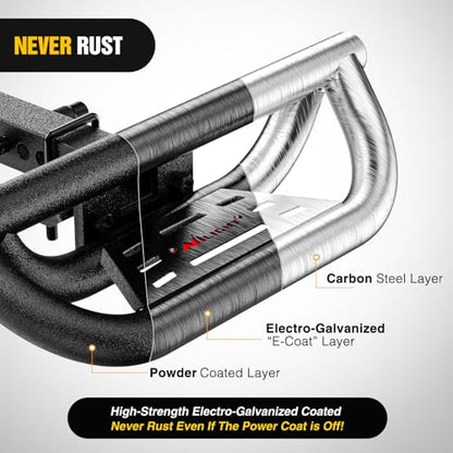 Nilight Drop Hitch Step 2" Receiver Universal for Pickups Trucks SUVs ATVs - color: Hitch Step Drop