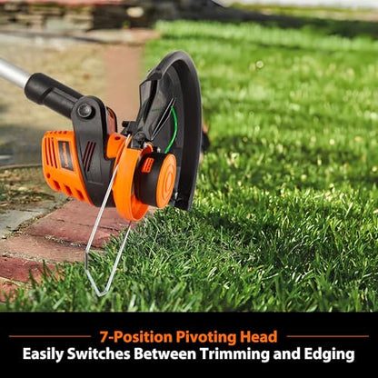 LawnMaster 20VMWGT 24V Max 13'' Lawn Mower & 10'' Grass Trimmer Combo