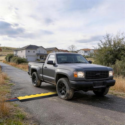 Yescom Cable Ramp Protector 2 Channel Garden Hose Protecitive 22000 Lbs - size: 1.8"H - 2 Channel