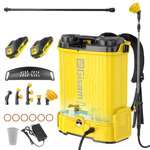 Battery Powered Backpack Sprayer with Auto Mixer,2 Batterie,120PSI Sprayer