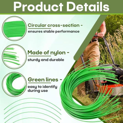 36 Pcs .155-Inch 38238 Heavy Duty Trimmer Line Compatible with DR Equipment