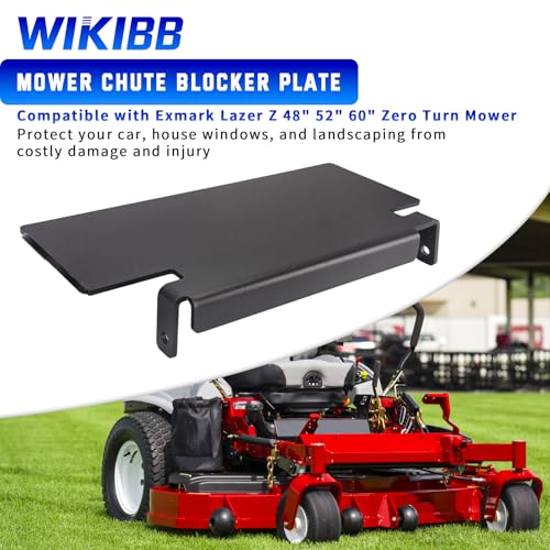 Mower Chute Blocker Plate Compatible with Exmark Lazer Z 48" 52" 60"