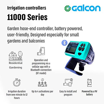 Galcon 11000 Series Hose Timers Irrigation Controller for Watering Balcony & Small Garden - style: Bluetooth