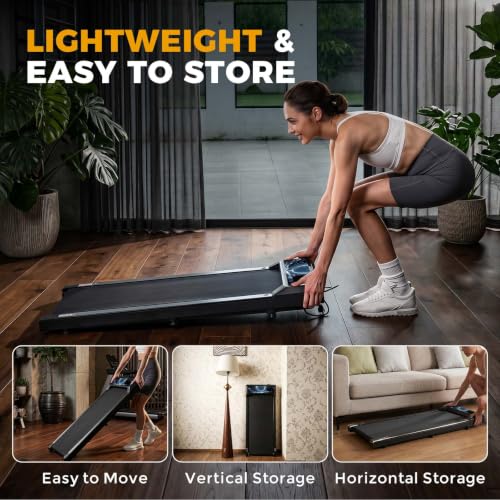 Gkyet Walking Treadmill Pad with Incline, 2.5 HP Under Desk Treadmill - color: BlueMoon