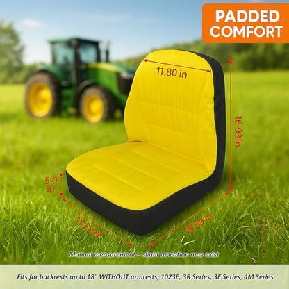 LP95233 Waterproof Seat Cover for John Deere Tractor 3E Series