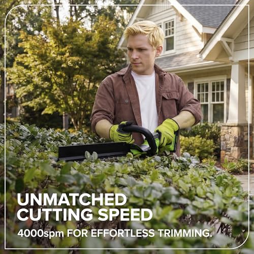 Greenworks 24V 20 in Cordless Hedge Trimmer, Tool Only - size: 20 in, style: Tool Only