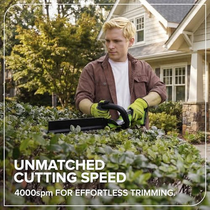 Greenworks 24V 20 in Cordless Hedge Trimmer, Tool Only - size: 20 in, style: Tool Only
