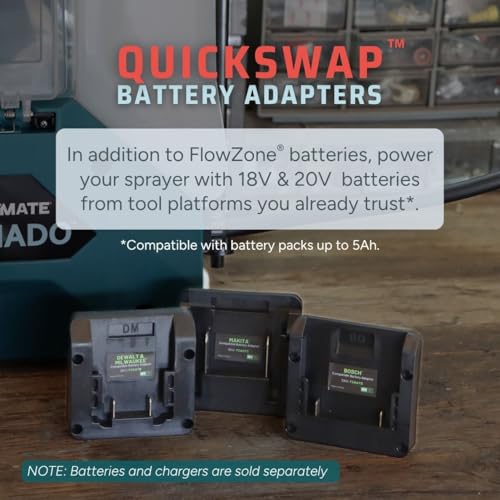 SprayMate Tornado 4-Gallon Battery Backpack Sprayer, Battery Not Included - style: Battery Not Included