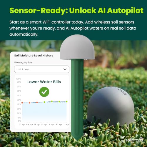 8-Zone WiFi Smart Sprinkler Controller Irrigation Timer System