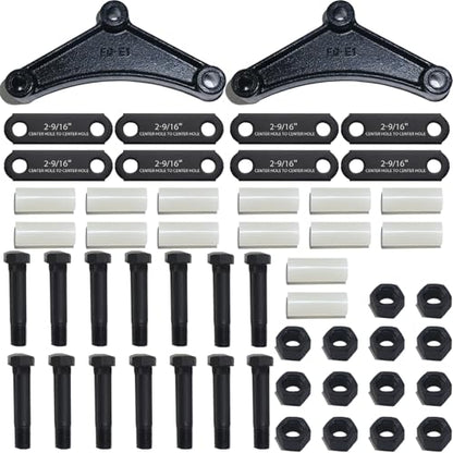 Trailer Axle Equalizer 256L Shackle Kit For 3500lb to 5200lb Axle - size: Equalizer 2-9/16" Shackle Kit