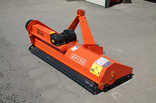 Farmer Helper 60" Flail Mower Cat.I 3pt 20HP+ Rating (FH-EF155) Requires a Tractor. Not a standalone Unit.