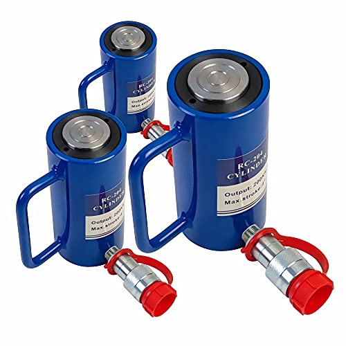 AMZCNC 10 Ton Single Acting Hydraulic Cylinder Ram, 4 Inch Stroke - size: 10T