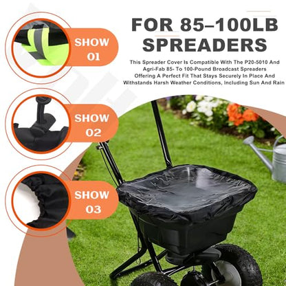 Hopper Cover Waterproof for P20-5010 & Agri-Fab 85lb - 100lb Spreader