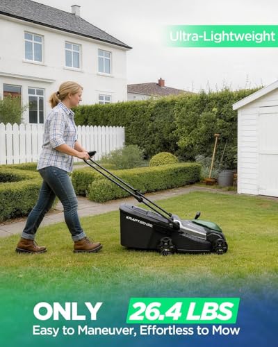 18" 40V Max Brushless Cordless Electric Lawn Mower - size: 18" lawn mower